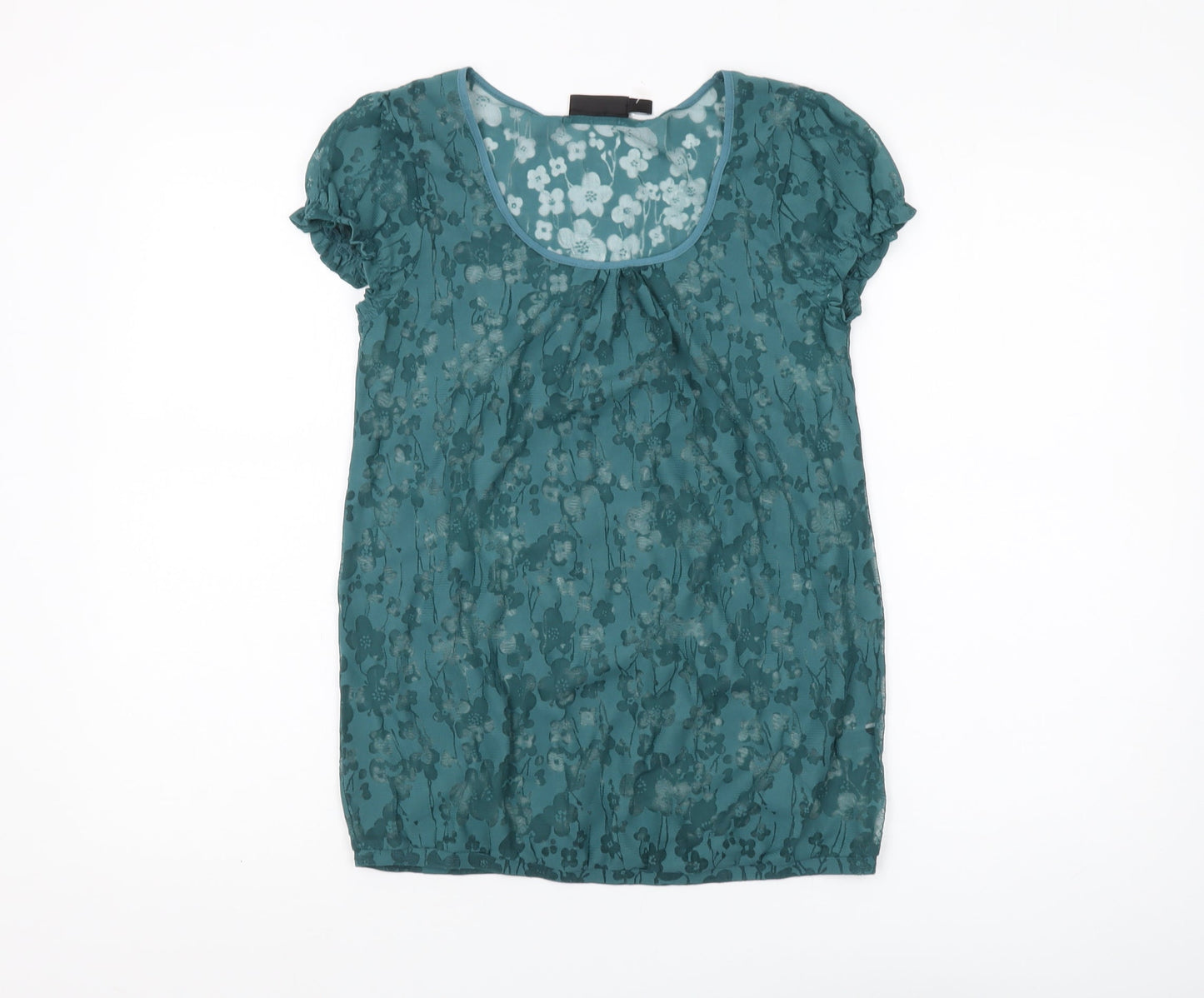 The Limited Women's Green Floral Blouse XS
