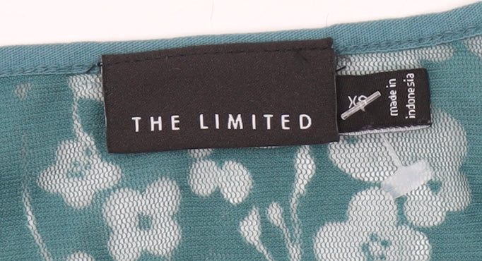 The Limited Women's Green Floral Blouse XS