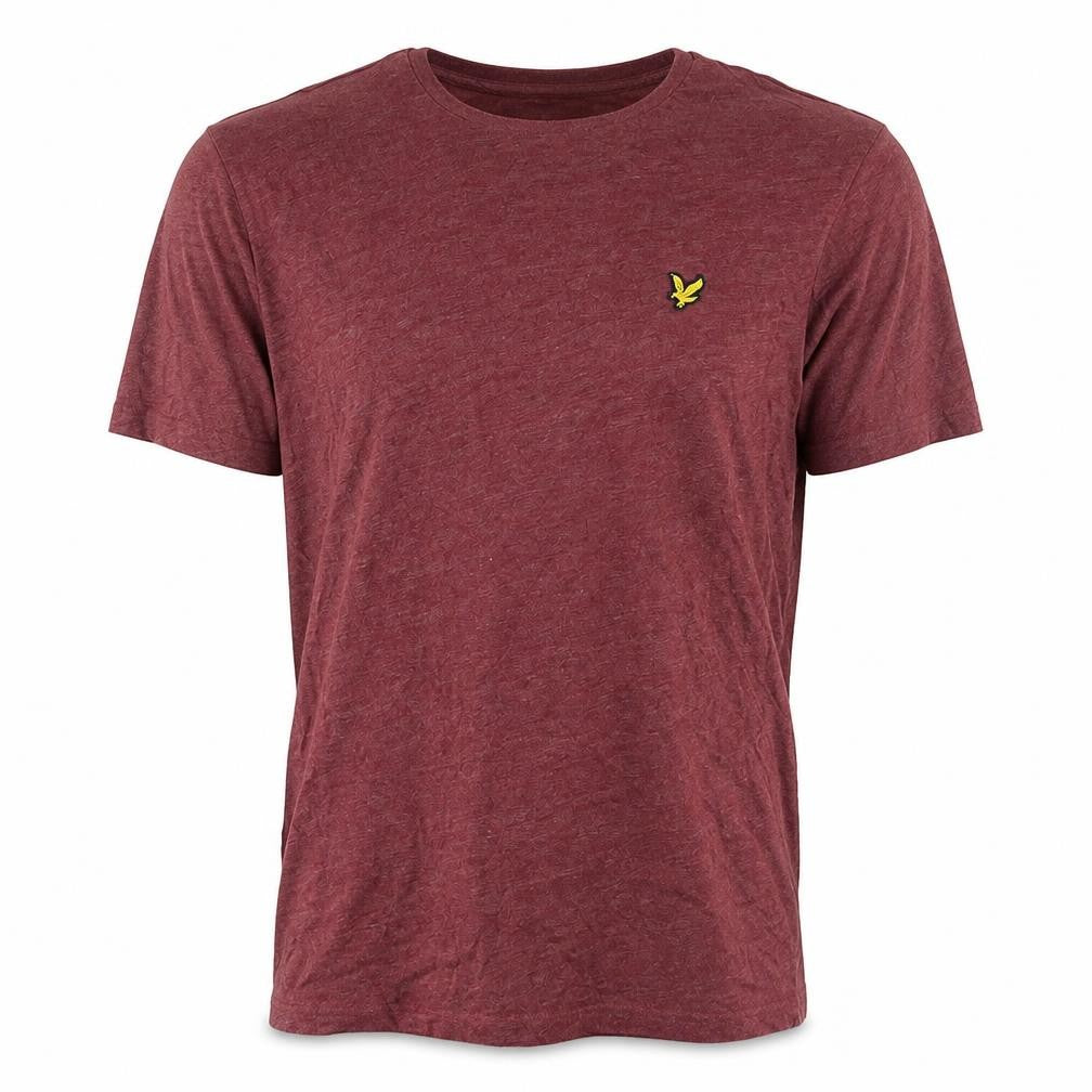 Lyle & Scott Red Men's Large T-Shirt, Short Sleeve