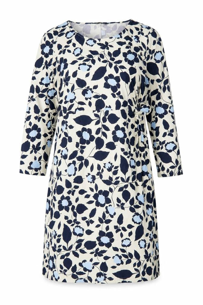 Lands' End Women's Floral Shift Dress, L, Multicoloured