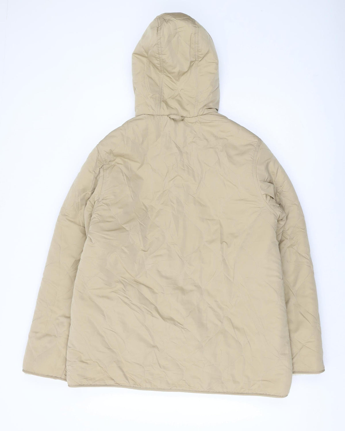 Marks & Spencer Women's Beige Hooded Jacket Size 12