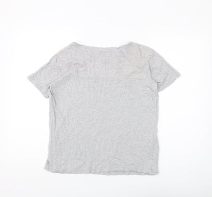 Marks & Spencer Grey Women's T-Shirt Size 10