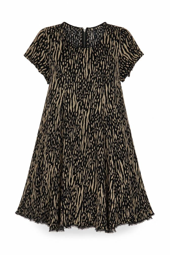 Silence + Noise Women's M Animal Print Dress