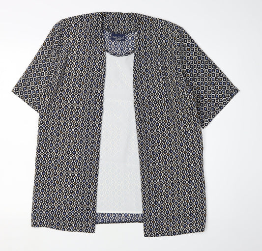 Saloos Women's Geometric Kimono Blouse, Size 14