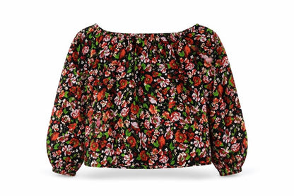 Zara Women's Floral Multicoloured Tunic Blouse, S