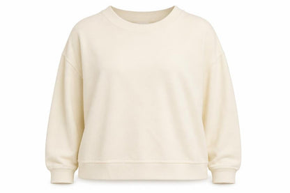 H&M Women's Ivory Pullover Sweatshirt Size 12