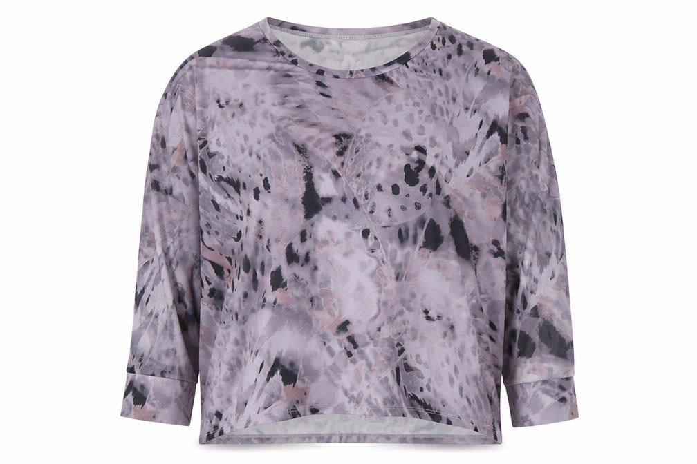 A Postcard From Brighton Grey Animal Print Blouse