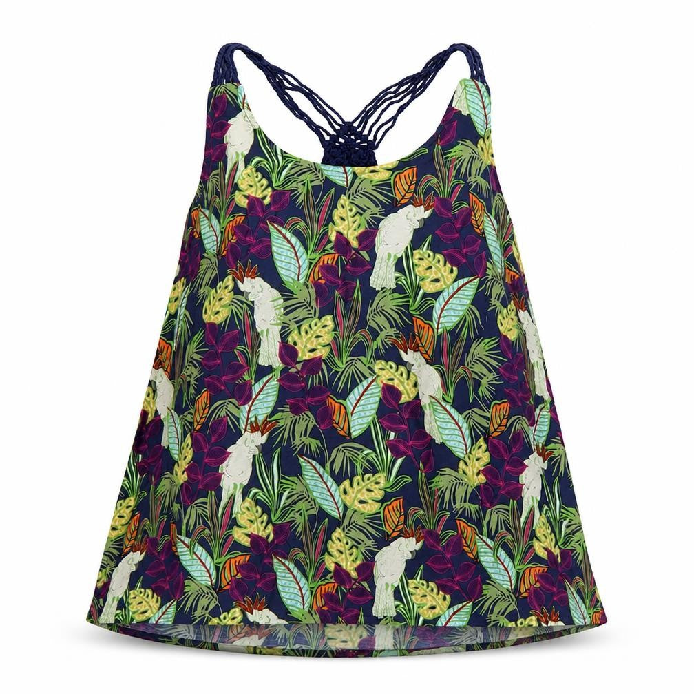 Next Women's Multicoloured Floral Camisole Tank Size 8
