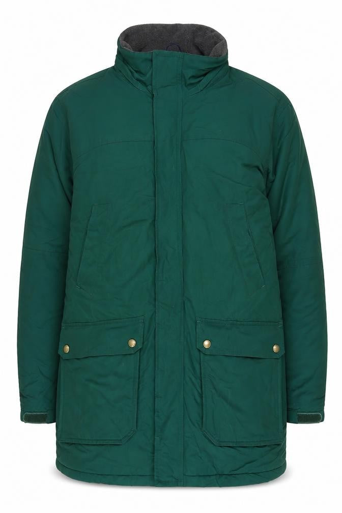 Lands' End Men's Green Hooded Parka M
