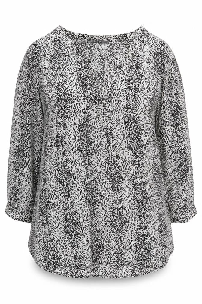 Marks & Spencer Women's Black Animal Print Blouse