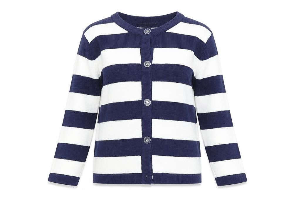 Jeanne Pierre Women's Striped Cardigan S Multicoloured