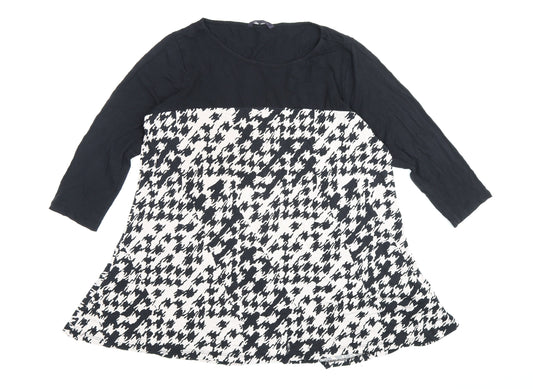 Marks and Spencer Women’s Black Tunic Blouse, Size 18