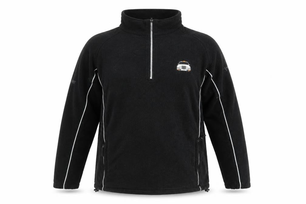 LTI Men's Black 2XL Fleece Windbreaker Jacket