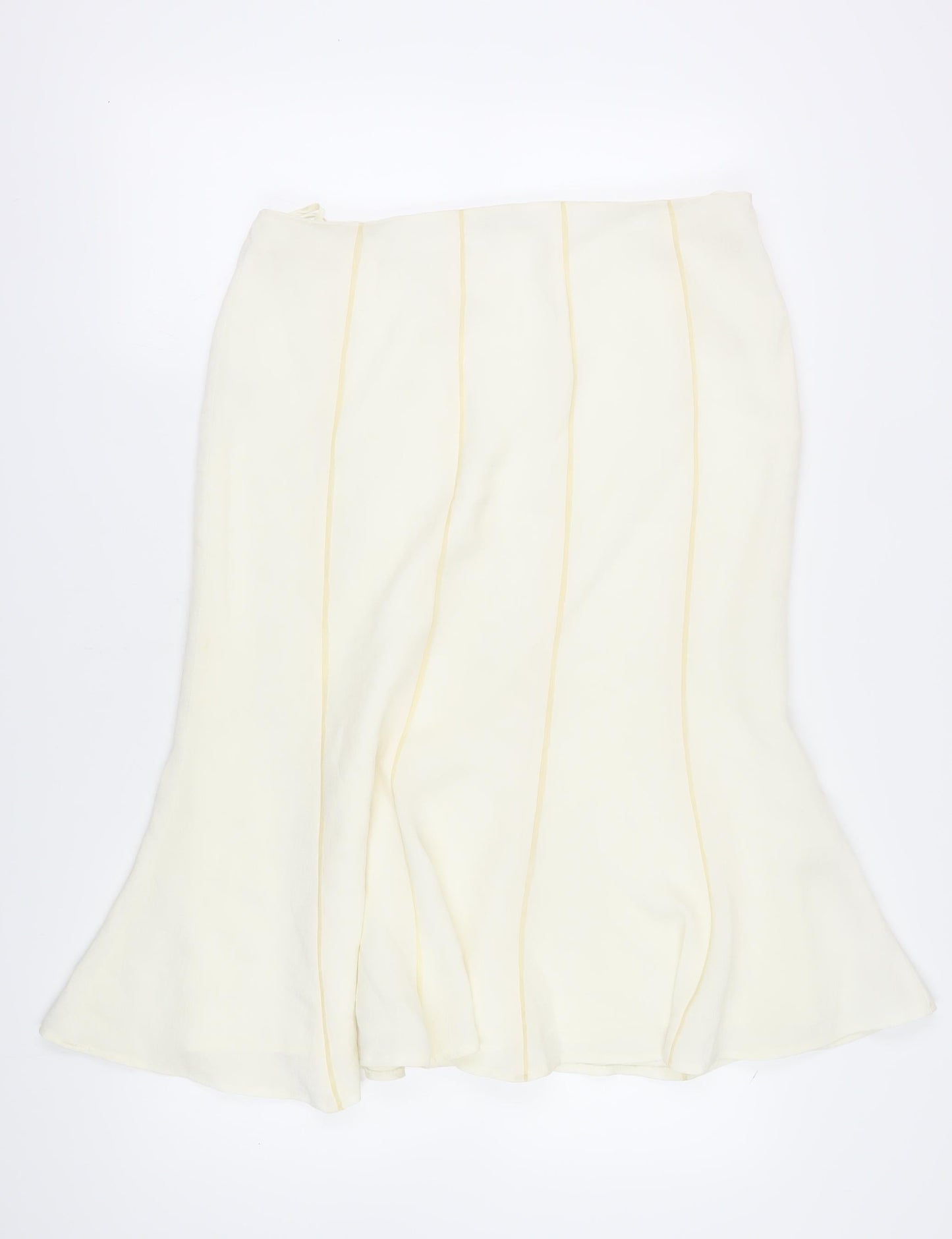 Gold Women's Ivory Skirt Size 16 Elegant
