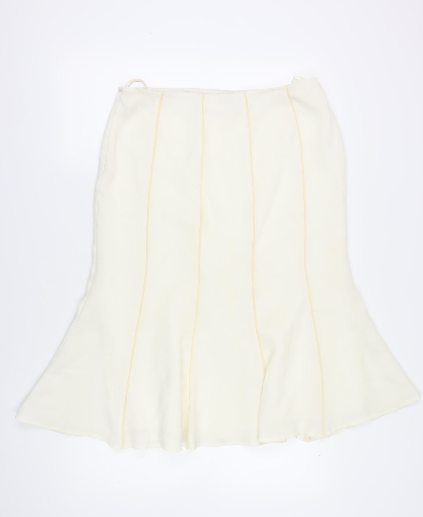 Gold Women's Ivory Skirt Size 16 Elegant