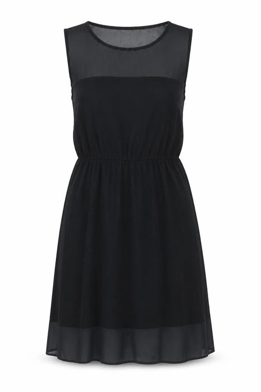H&M Women's Black S Sleeveless Sheath Dress