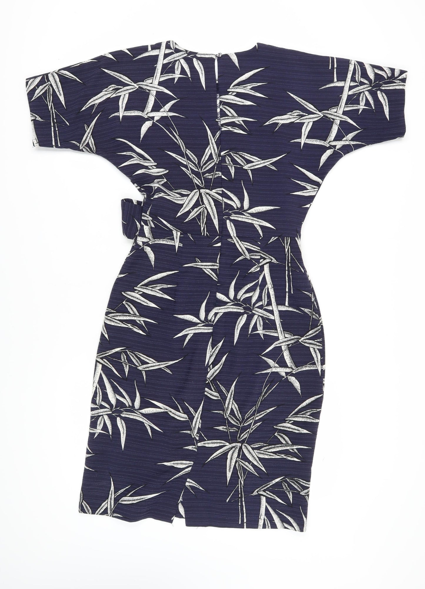 Warehouse Women's Blue Floral Shift Dress Size 10