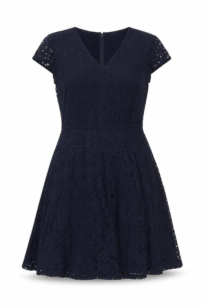 The White Company Women's Black A-Line Dress Size 10