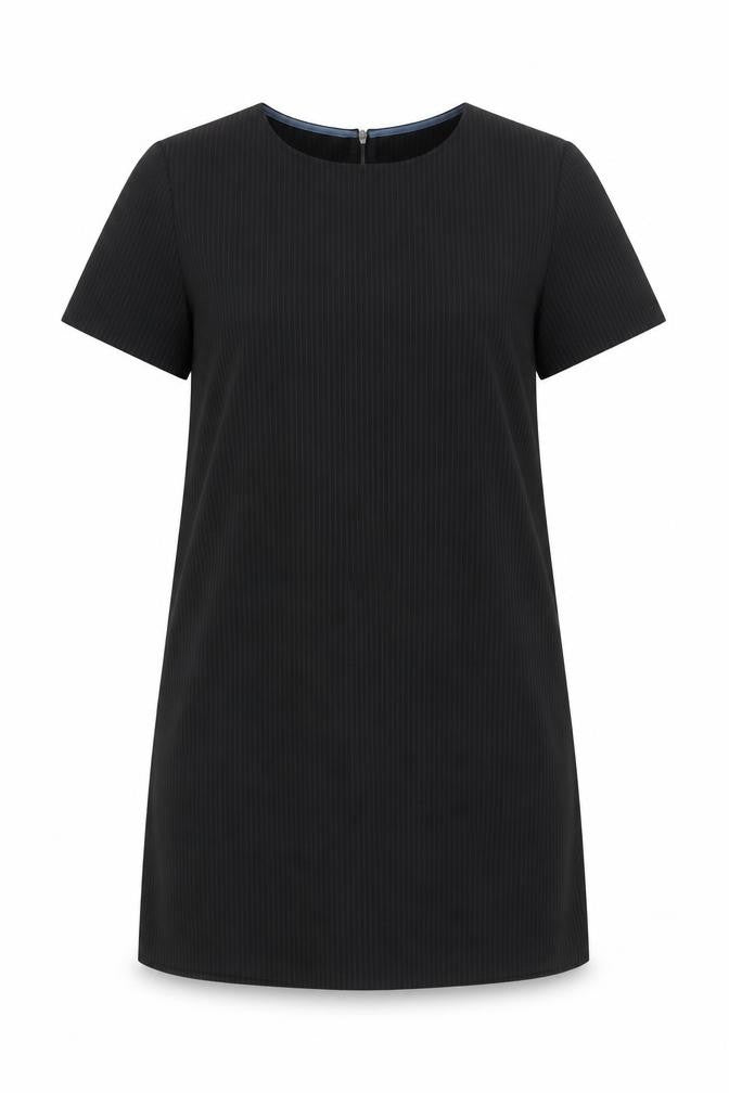 Benetton Women's Black Shift Dress L - Classic Office Style