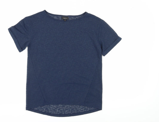 Next Women's Blue Basic T-Shirt, Size 6, Casual Wear