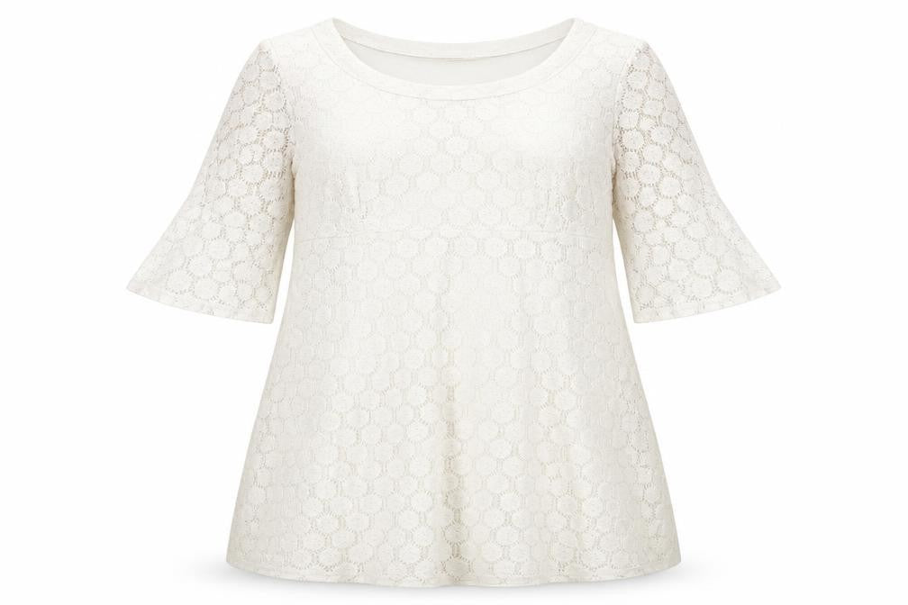 Principles Women's Ivory A-Line Lace Dress - Size 16