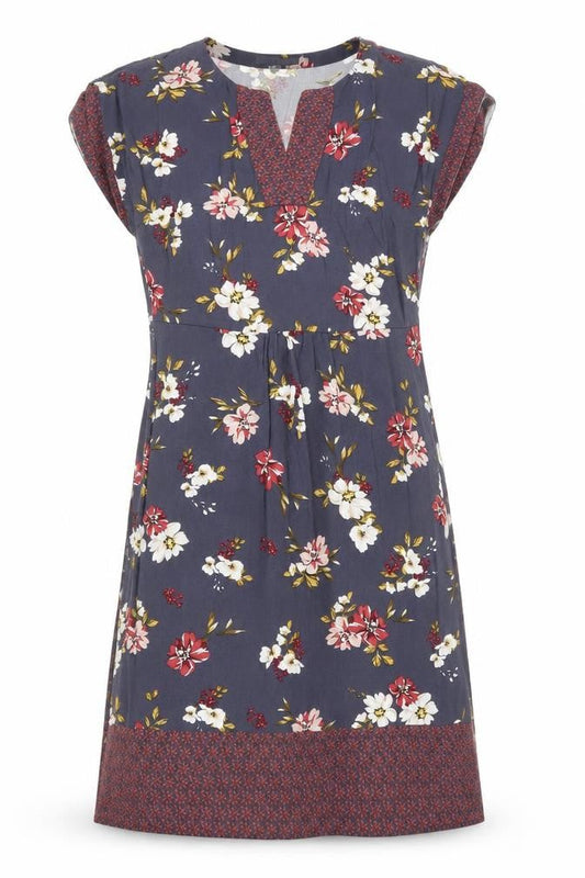 Laura Ashley Women's Multicoloured Knee Length Shift Dress