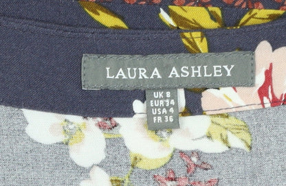 Laura Ashley Women's Multicoloured Knee Length Shift Dress