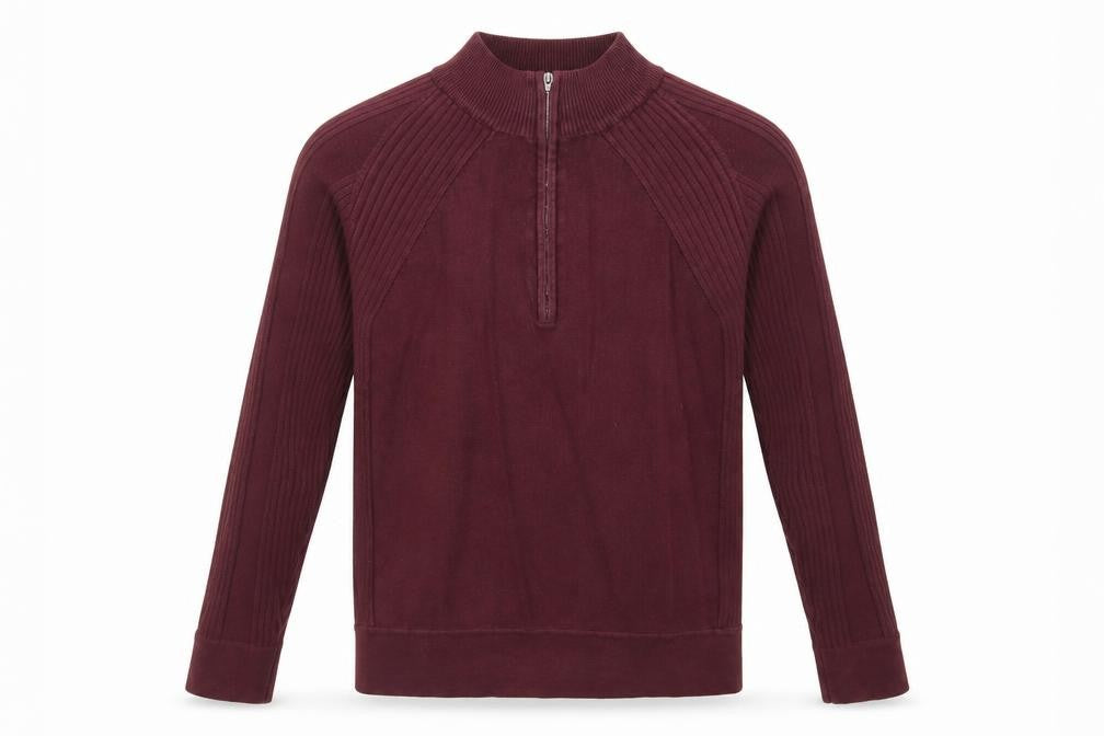 Ted Baker Men’s Red S Full Zip High Neck Jumper