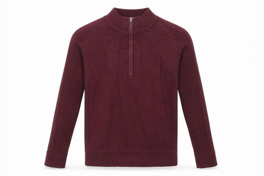 Ted Baker Men’s Red S Full Zip High Neck Jumper