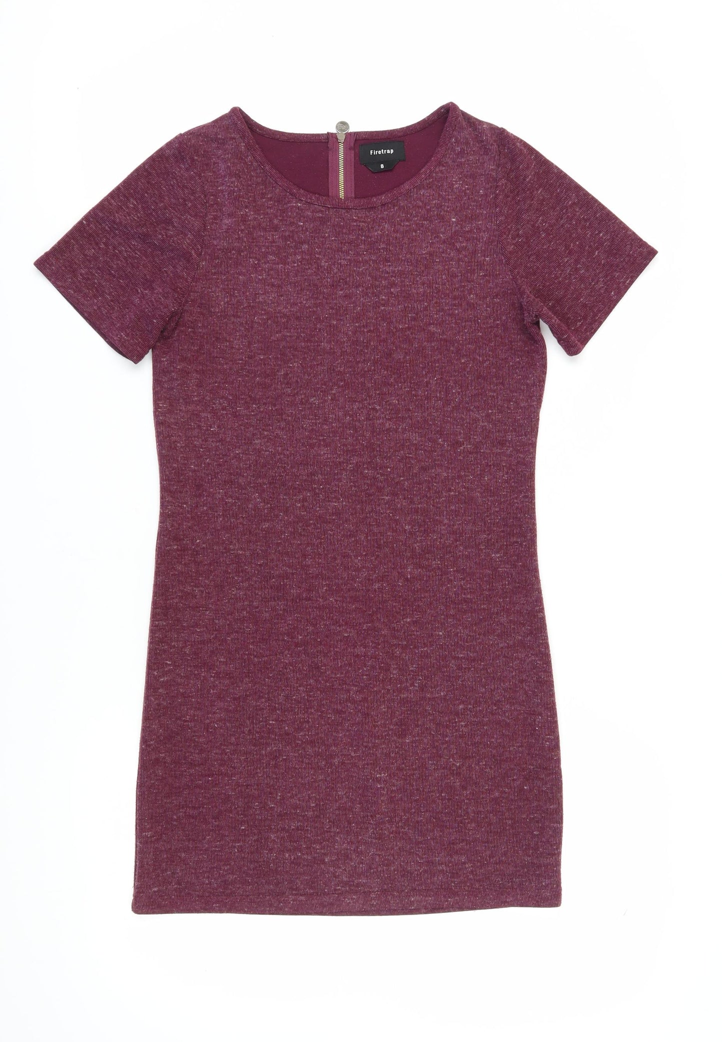 Firetrap Women's Purple Size 8 Bodycon Mini Dress