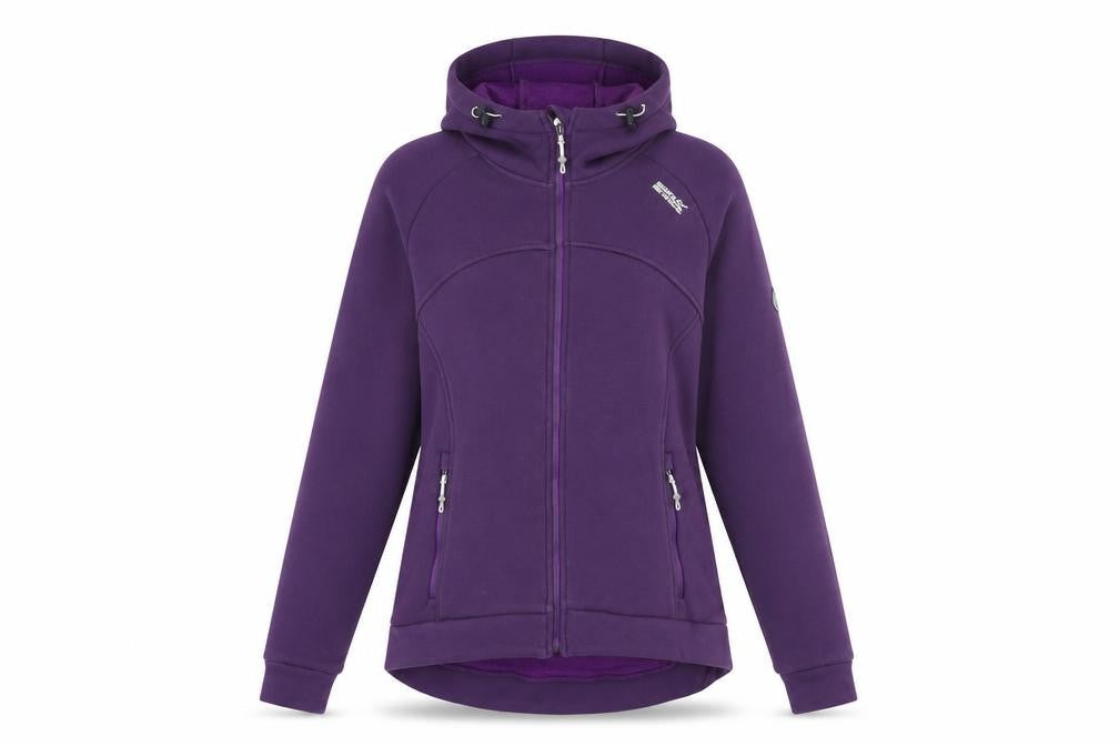Regatta Women's Purple Jacket Size 10 Hooded Casual