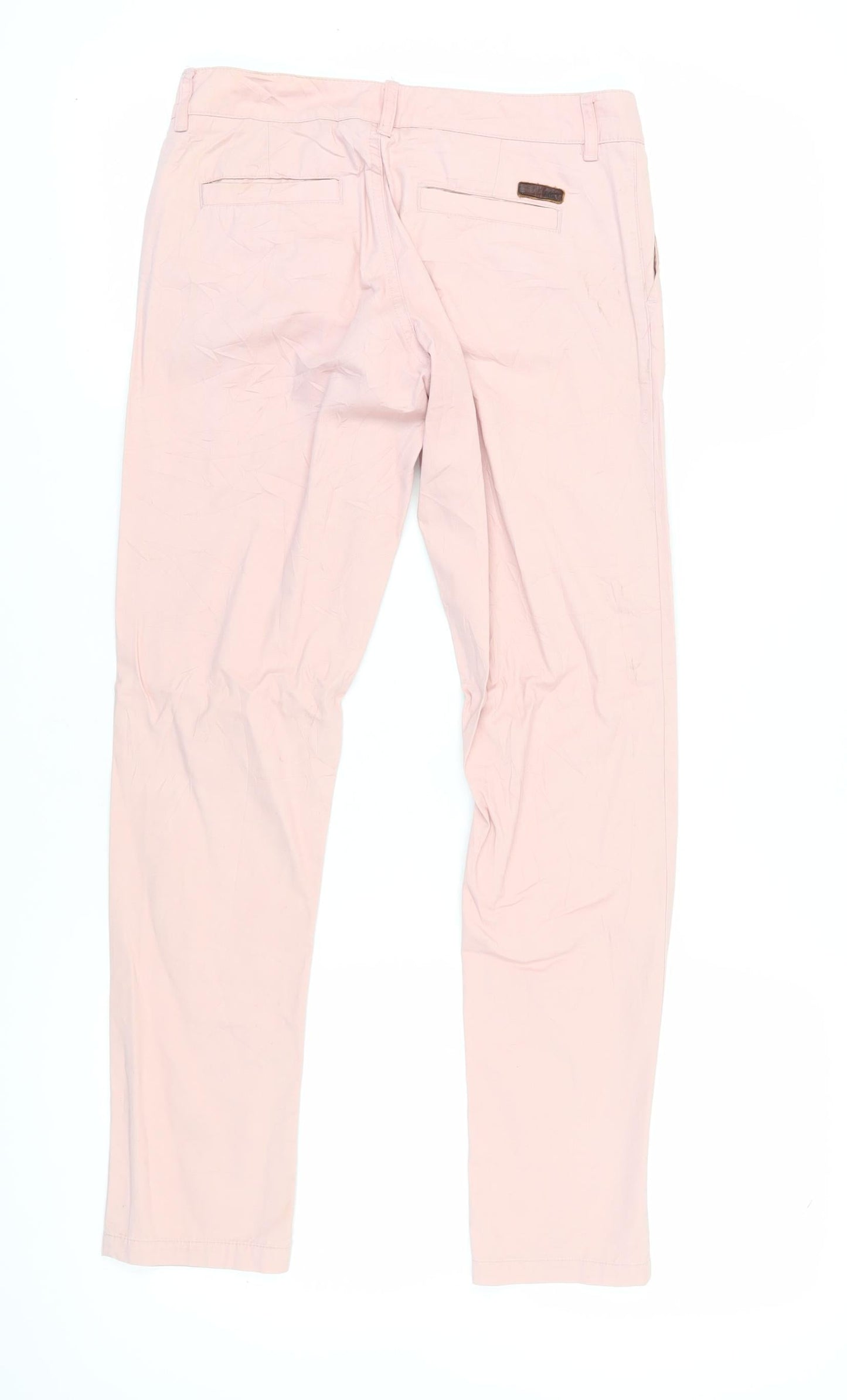 Roxy Women's Pink Chino Trousers XS Comfortable