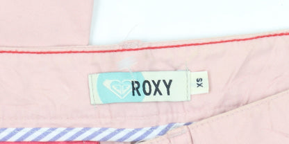 Roxy Women's Pink Chino Trousers XS Comfortable