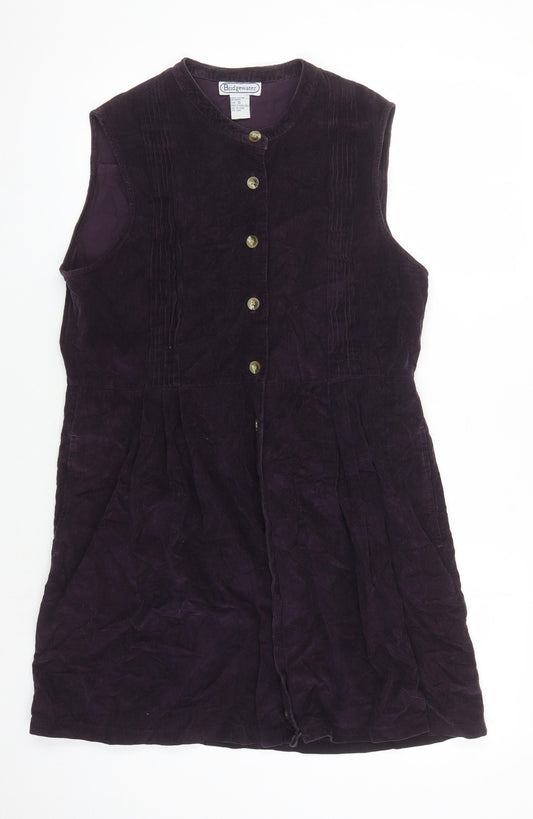 Bridgewater Women's Purple Corduroy Jumper Dress Size 10