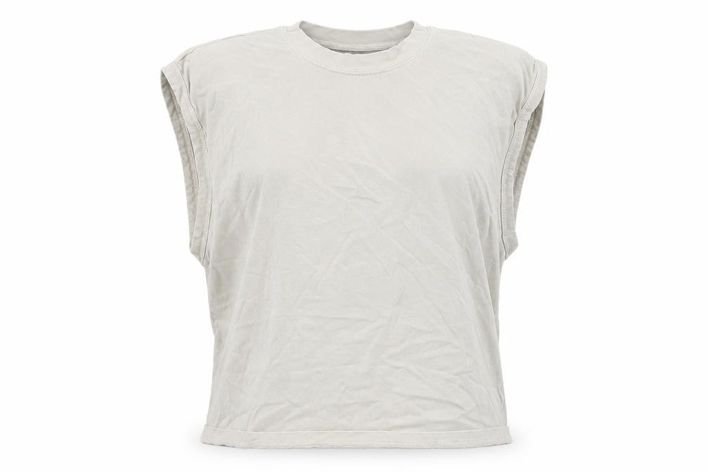 & Other Stories Women's Beige Sleeveless Cotton Tank