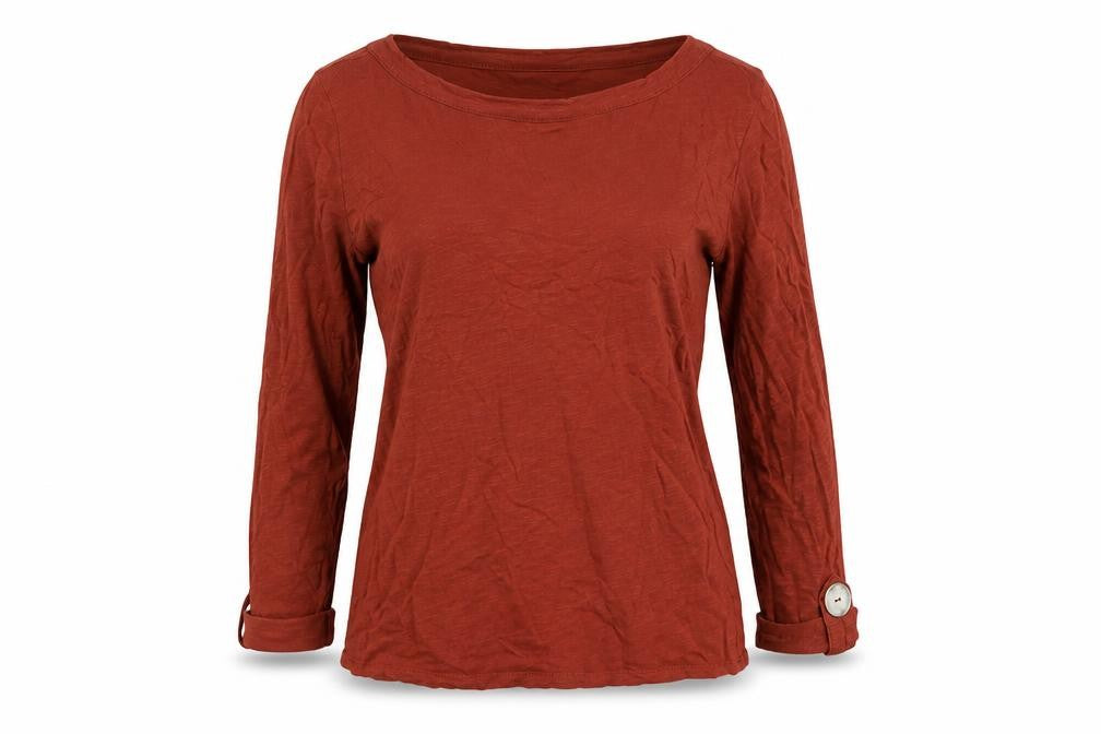 Dorothy Perkins Women's Red Boat Neck Top, Size 8