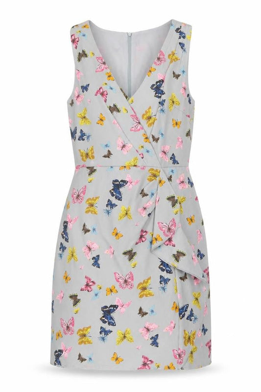 Oasis Women's Multicoloured Sleeveless Dress Size 10