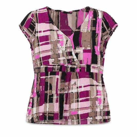 Next Women's Multicoloured Petite V-Neck Dress