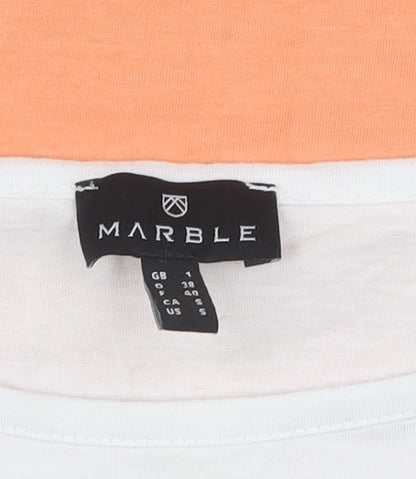 Marble Women's Multicoloured Colourblock T-Shirt