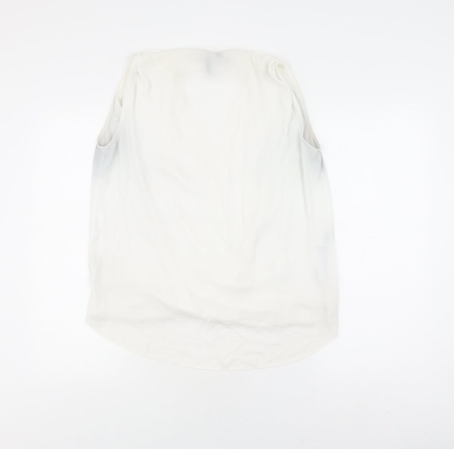 Mango Women's White Wrap Blouse, Size 12