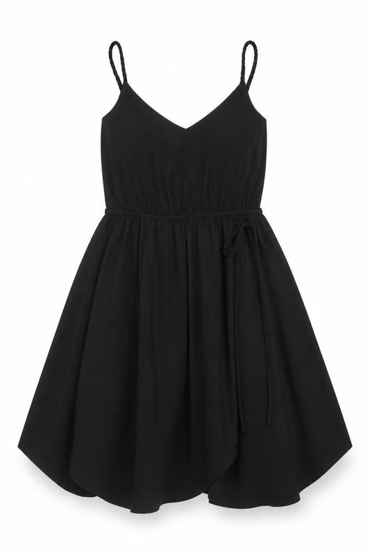 Gap Women's Black Trapeze Dress Size 10