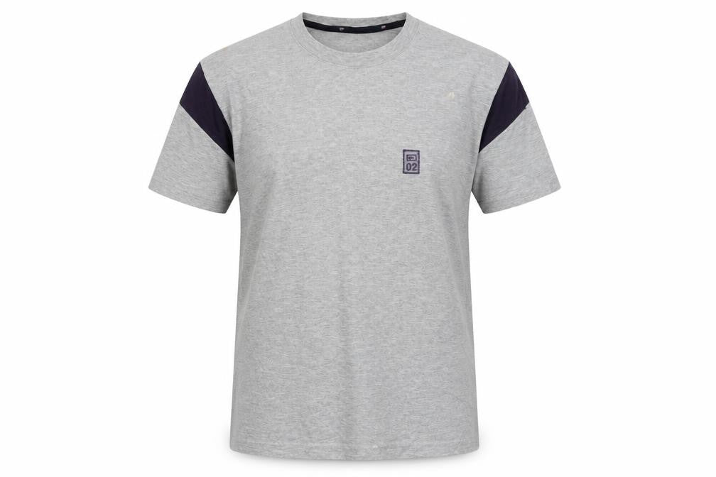 Marks & Spencer Grey Men's Cotton T-Shirt, S, Short Sleeve