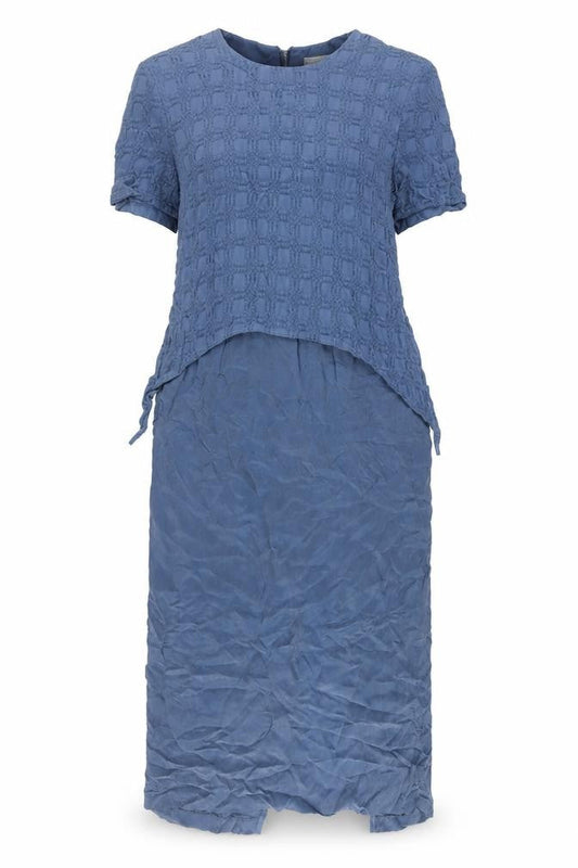 Joseph Ribkoff Women's Blue Midi Dress - Size 12