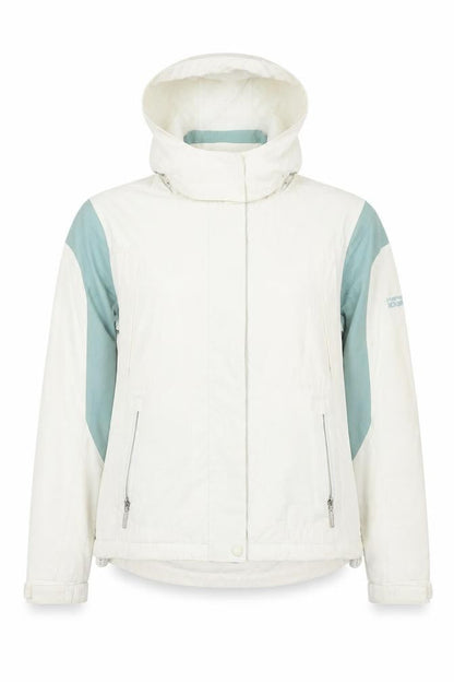 Backswing Women's Ivory Hooded Jacket Size 10