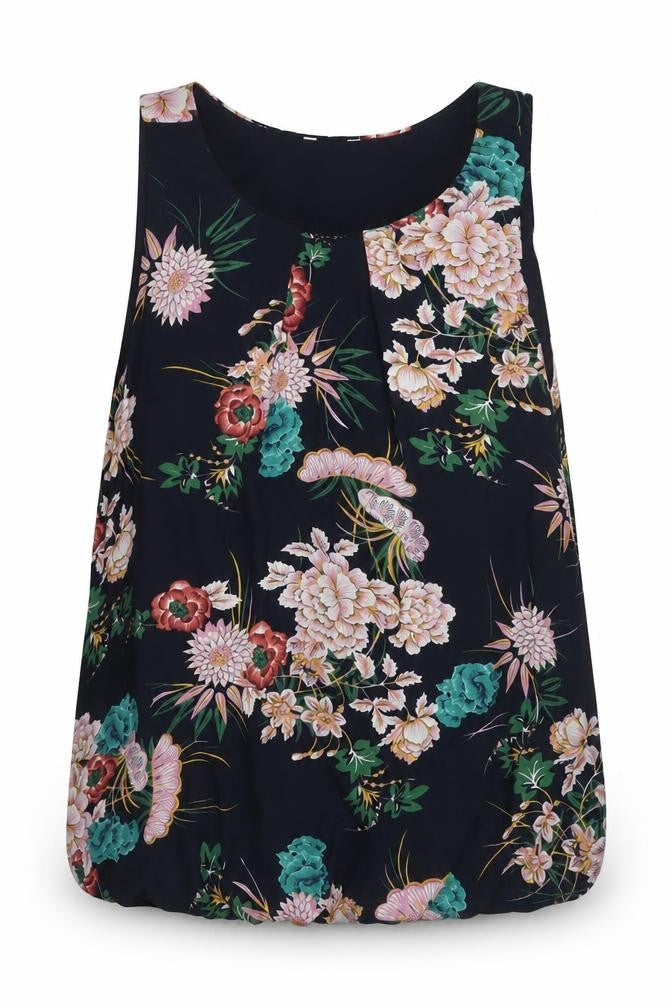 Zabaione Women's Multicoloured 2XL Floral Tank