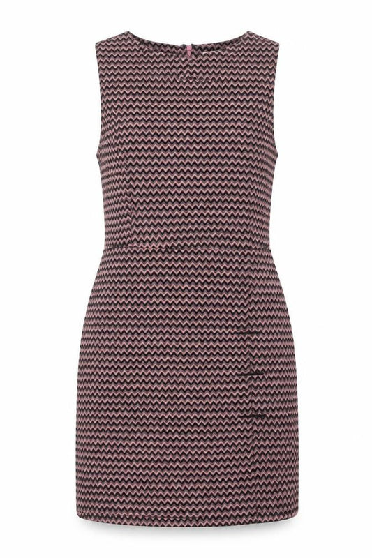 Apricot Women's Pink Chevron Shift Dress UK 12