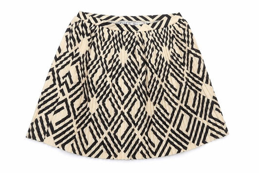 ASOS Women's Geometric Pleated Skirt Size 10
