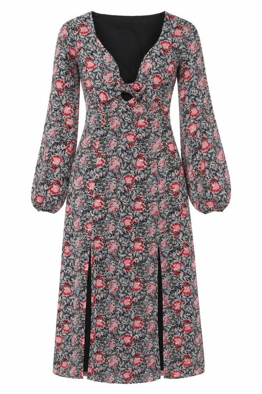 Nasty Gal Women's Floral Sheath Dress, UK 6, Multicoloured