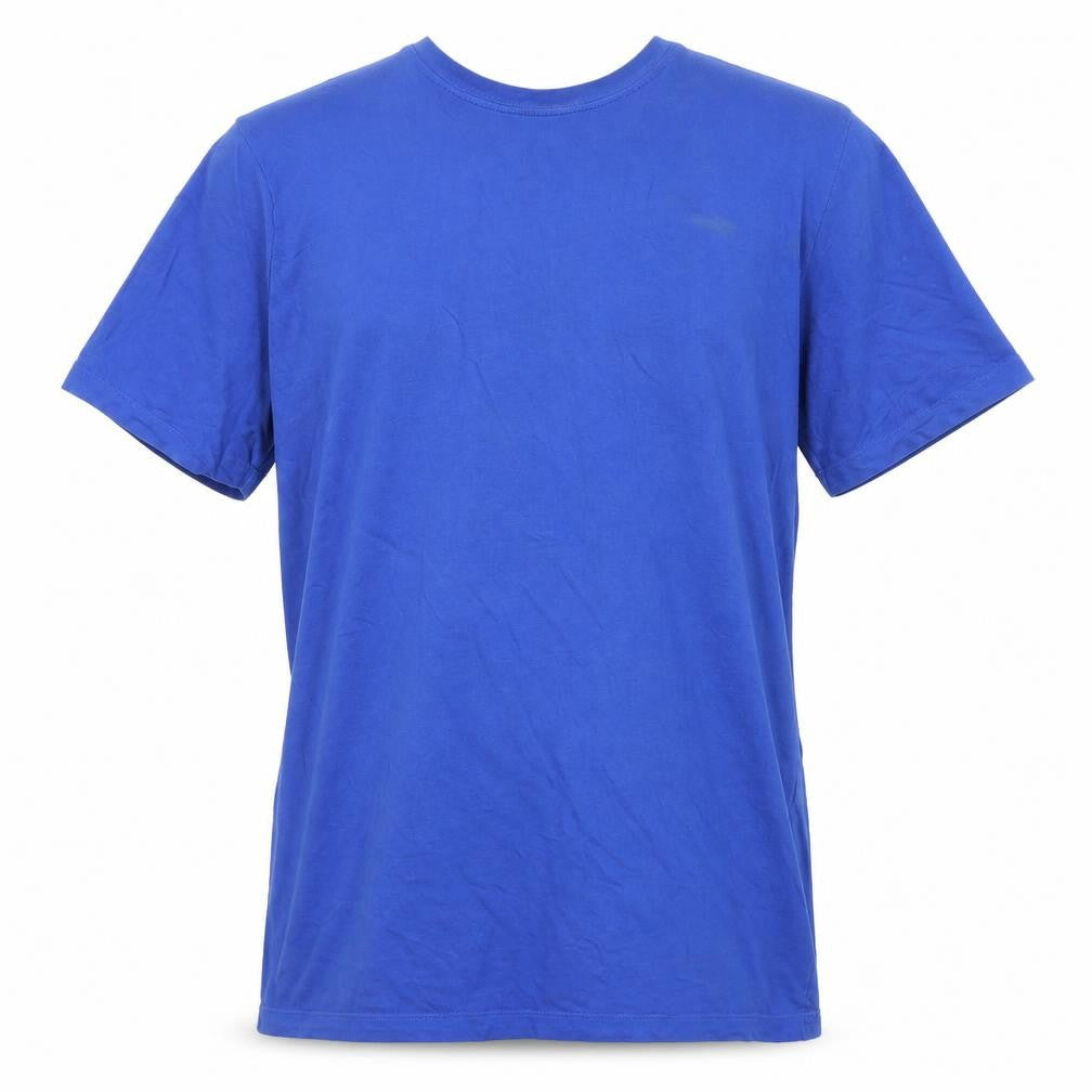 Nike Men's Blue XL Logo Cotton T-Shirt