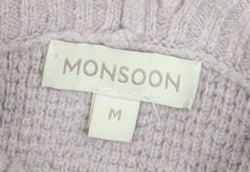 Monsoon Women's Beige Cowl Neck Pullover Jumper M